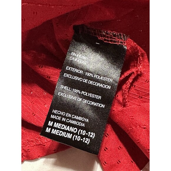 Wisconsin Badgers Jersey Youth Size Medium 10-12 Red Adidas Football NCAA *READ - Picture 8 of 10